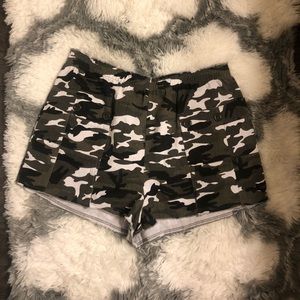Fashion Nova High Waisted Camo Short